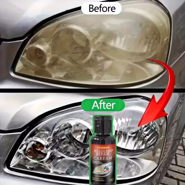 Headlight Restoration Kit – Cleaning, Polishing, and Scratch Repair